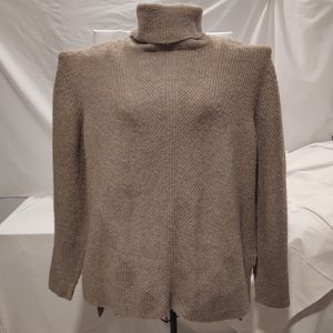 NWT LADIES TURTLE NECK SWEATER. TAN, SIZE Large. By sweet Romeo from NORDSTROM